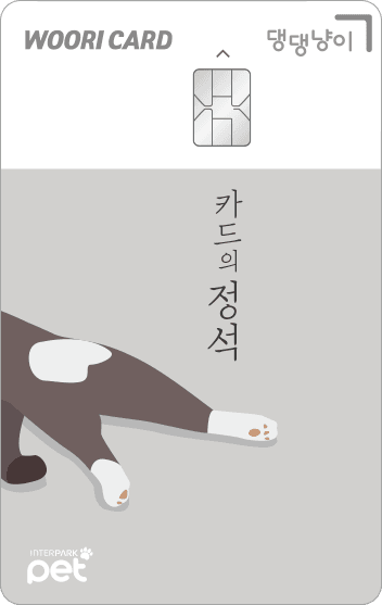 카드의정석 댕댕냥이(고양이)